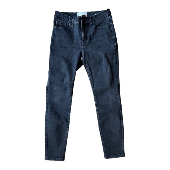 Everlane Mid Rise Ankle Jeans Washed Black Size 28 - Picture 3 of 14